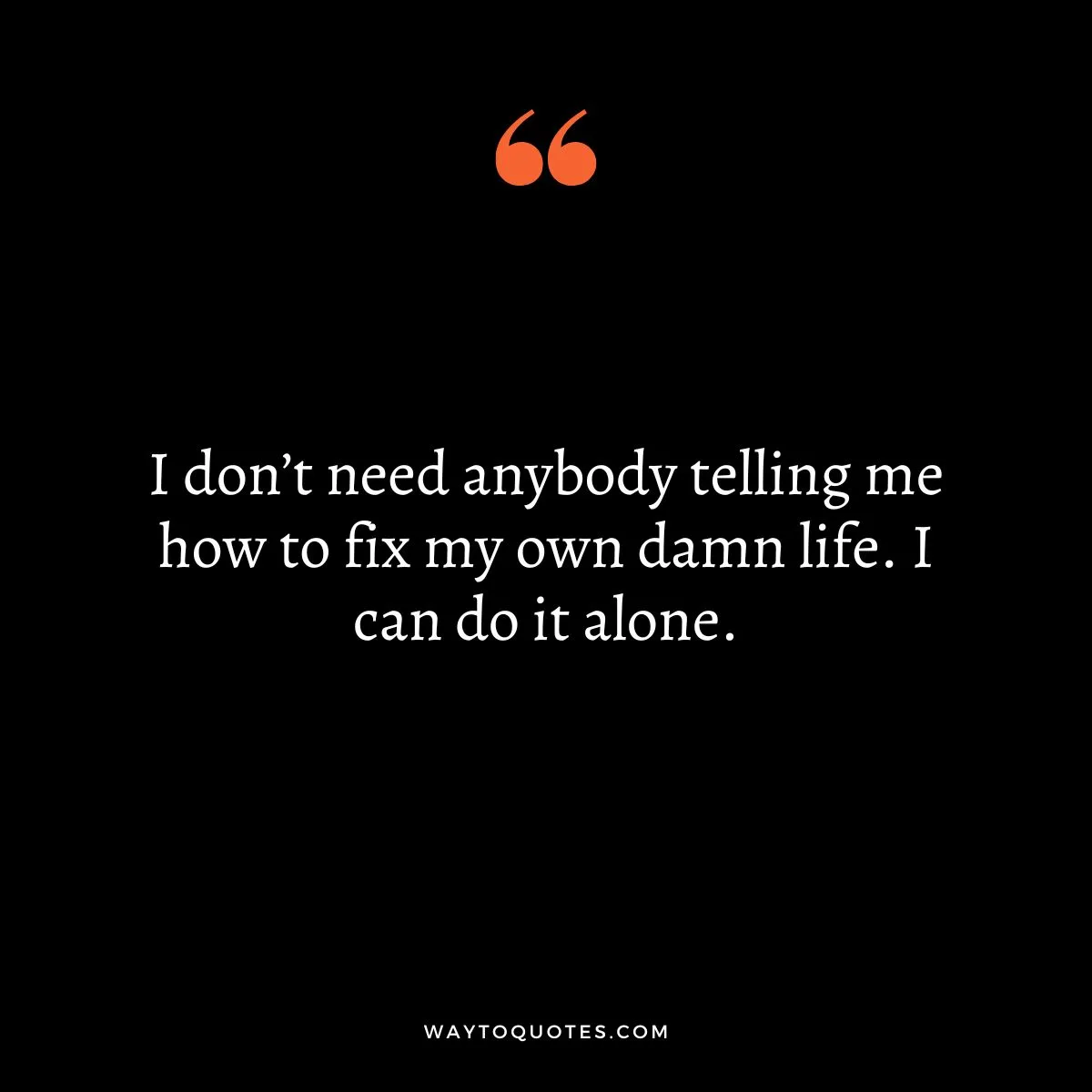 Being Alone Quotes