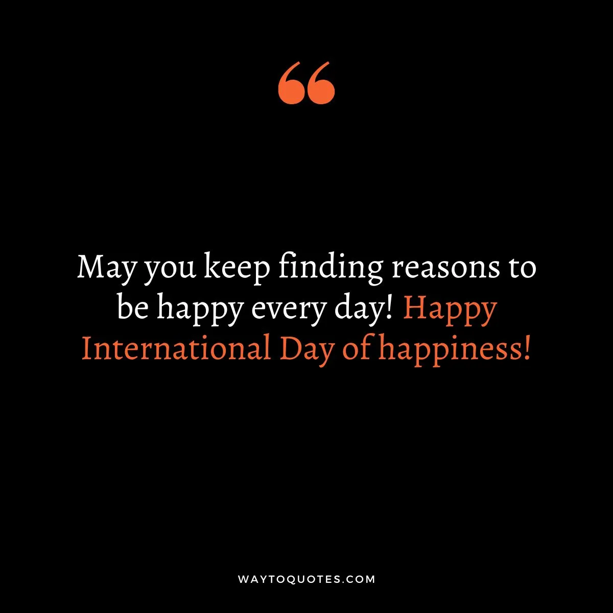 International Day of Happiness Wishes