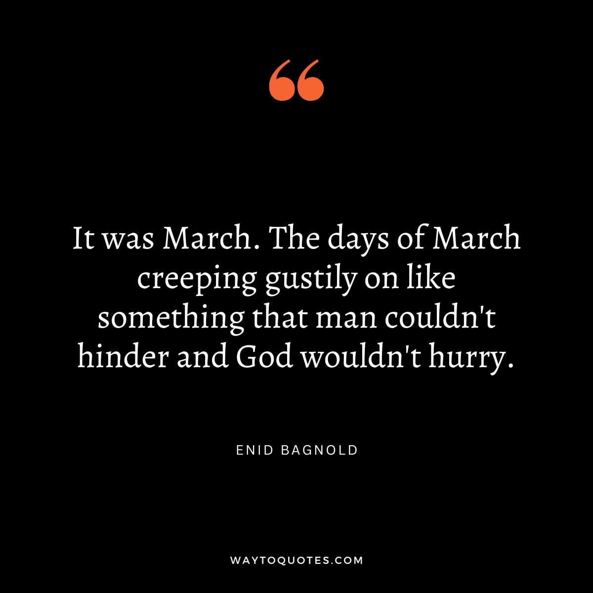 March Quotes