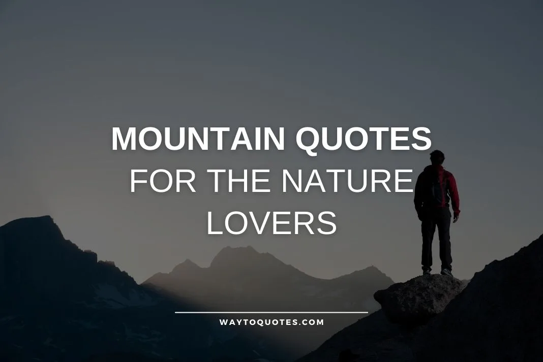 Mountain Quotes