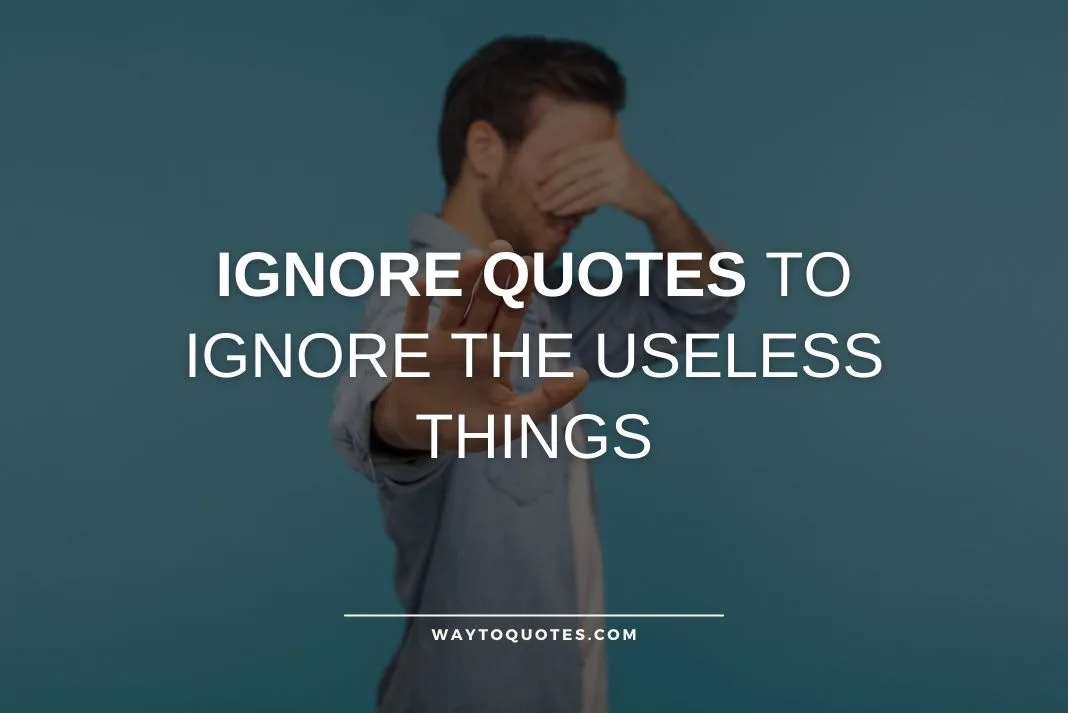 Ignore Quotes