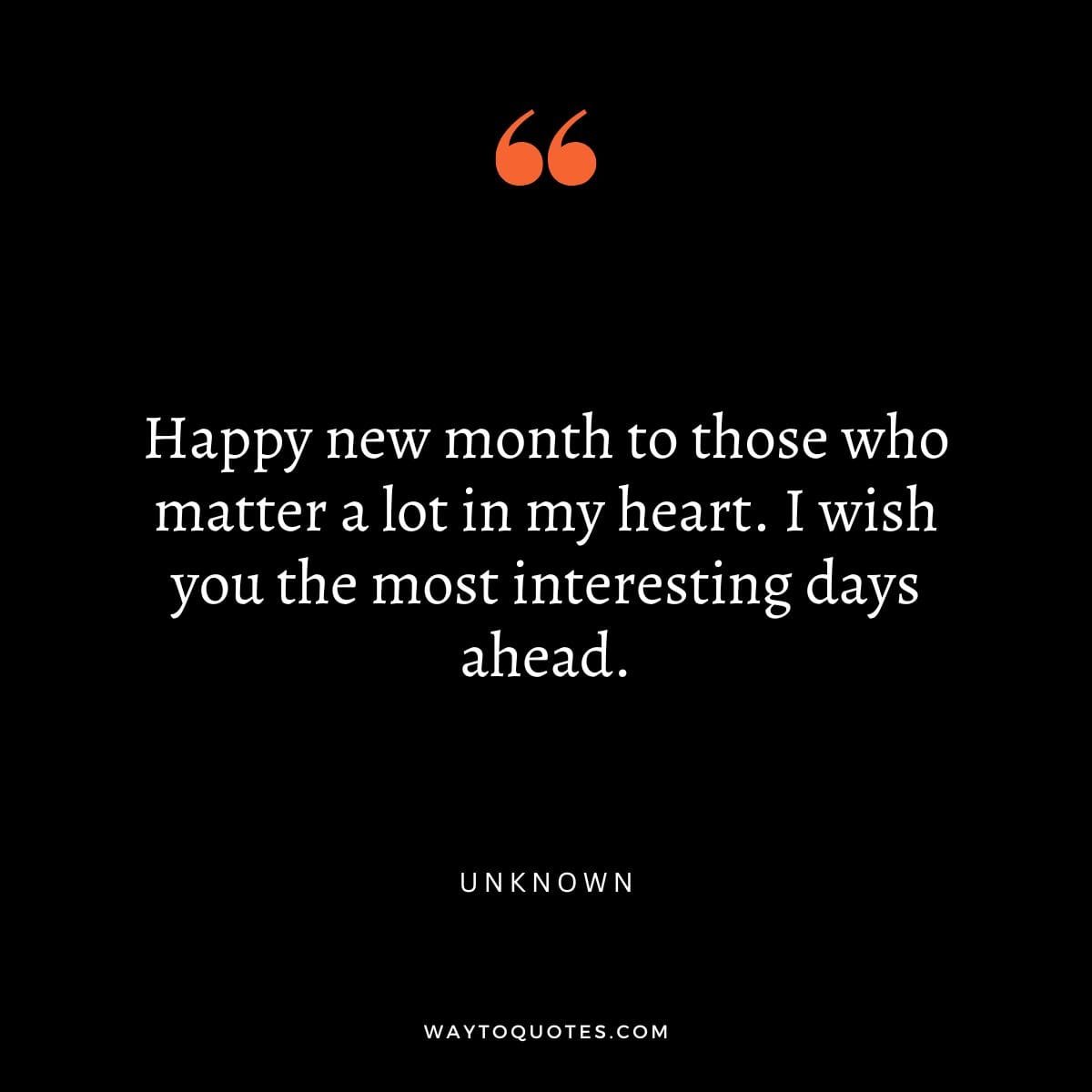 Happy New Month Quotes